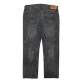 LEVI'S 501 Mens Jeans Black Regular Straight Denim Medium W40 L31 Classic Button