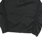 ADIDAS Womens Black Track Jacket UK 14 Polyester Zip Up Casual Sportswear