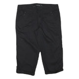 CALVIN KLEIN JEANS Womens Black Casual Shorts UK 12 W35 Cotton Blend Comfortable