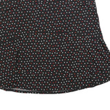 BIAGGINI Womens Black Polka Dot Flare Knee Length Polyester Blend Skirt 2XL