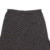 BIAGGINI Womens Black Polka Dot Flare Knee Length Polyester Blend Skirt 2XL