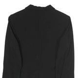 LAUREN RALPH LAUREN Womens Black Classic Cotton Jacket UK 6 Button Blazer