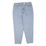 LEVI'S 550 Womens Regular Fit Blue Denim Light Wash Jeans W36 L30 Classic Zip