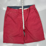 Ralph Lauren Chino Shorts - 32W 10L Red Cotton