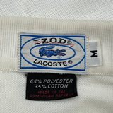 Izod Polo Shirt - Medium Cream Polyester Blend