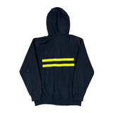 Reflective Strips Carhartt Striped Hoodie - Medium Black Cotton