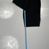 Southpole Cargo Shorts - 34W 10L Black Cotton