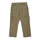 Wrangler Cargo Trousers - 34W 30L Khaki Cotton
