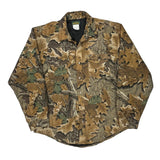 Made In USA Cabelas Flannel Shirt - Large Camo Cotton
