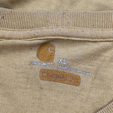 Carhartt T-Shirt - XL Yellow Cotton