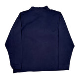 Reebok Long Sleeve T-Shirt - XL Navy Cotton