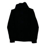 Armani Exchange Zip Up - Medium Black Merino Wool
