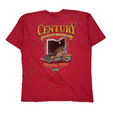Medina, Ohio Harley Davidson Graphic T-Shirt - XL Red Cotton Blend