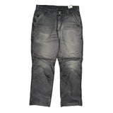 Carhartt Cargo Trousers - 32W 28L Grey Cotton Blend