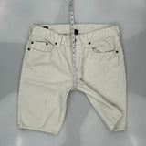True Religion Shorts - 38W 12L Cream Cotton