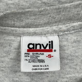 Black Hills South Dakota Anvil Single Stitch T-Shirt - Small Grey Cotton