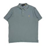 Polo By Ralph Lauren Polo Shirt - Large Blue Cotton