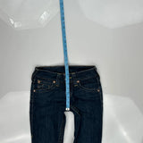 True Religion Skinny Jeans - 26W US 0 Dark Wash Cotton