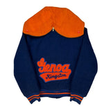 Genoa Kingston Holloway College Varsity Jacket - Medium Blue Wool
