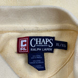 Chaps Ralph Lauren Polo Shirt - XL Yellow Cotton