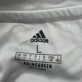 D.C. United Adidas Football Shirt - Large Grey Polyester