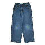 Age 10 Levis Double Knee Carpenter Jeans - Medium Blue Cotton