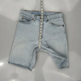 Levis Denim Shorts - 30W 9L Light Wash Denim