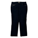 Earl Jean Studded Jeans - 28W UK 8 Black Cotton