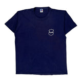 Cpd Badge Russell Athletic T-Shirt - Large Navy Cotton