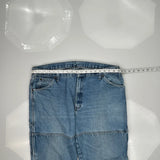 Dickies Double Knee Carpenter Pants - 36W 30L Blue Cotton