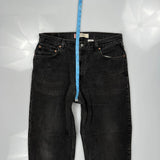 550 Levis Jeans - 34W 31L Black Cotton