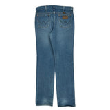Wrangler Jeans - 33W 36L Blue Cotton