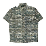 Redington Graphic Hawaiian Shirt - Large Multicoloured Cotton