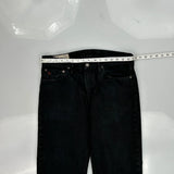 Levis Jeans - 30W 29L Black Cotton