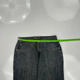 Regal Wide Leg Jeans - 34W 27L Dark Wash Denim