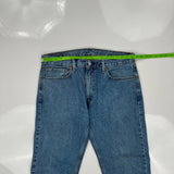 505 Levis Jeans - 38W 32L Blue Cotton