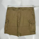 Polo By Ralph Lauren Cargo Shorts - 40W 11L Khaki Cotton