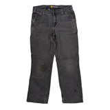 Carhartt Carpenter Trousers - 30W 30L Grey Cotton