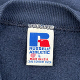 Made In USA Russell Athletic Sweatshirt - Large Navy Cotton