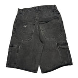 Lee Cargo Shorts - 30W 11L Grey Cotton