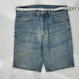 Levis Denim Shorts - 34W 10L Blue Cotton