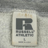 Made In USA Russell Athletic Sweatshirt - Large Gray Cotton Blend