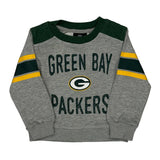 Age 3 Green Bay Packers Nfl Football Long Sleeve T-Shirt - 2XS Gray Polyester