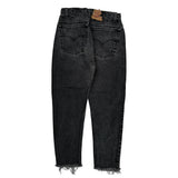 Levis Skinny Jeans - 28W US 4 Gray Denim