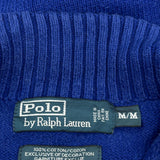 Polo By Ralph Lauren 1/4 Zip - Medium Blue Cotton