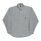 Tommy Hilfiger Striped Shirt - XL Blue Cotton