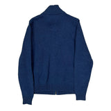 Ralph Lauren Zip Up - Small Blue Cotton