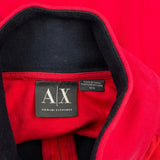 Armani Exchange 1/4 Zip - Medium Red Cotton