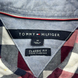 Tommy Hilfiger Checked Shirt - Medium Blue Cotton
