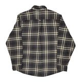 Woolrich Checked Flannel Shirt - 2XL Gray Cotton